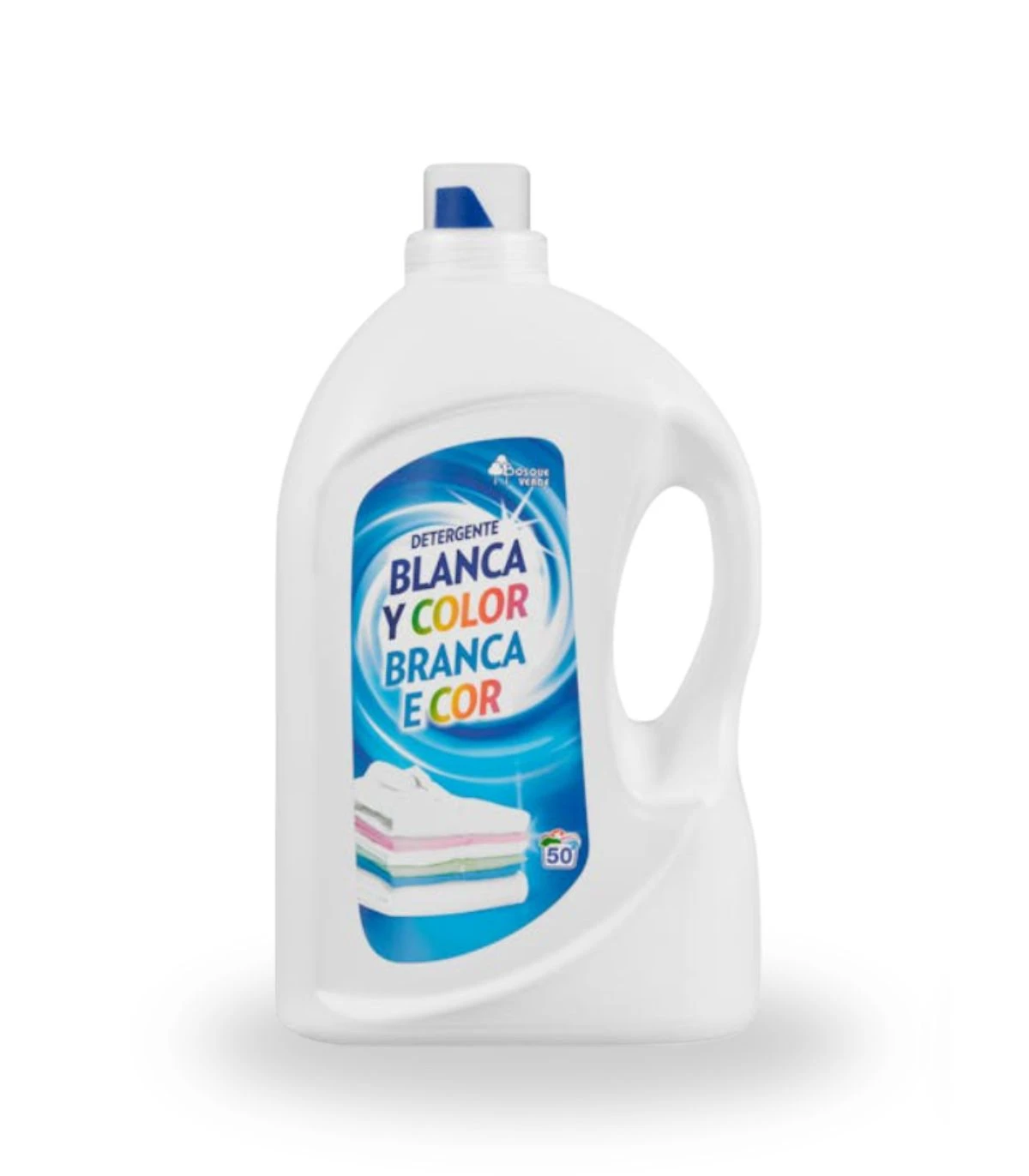 Detergente Ropa Blanca y de Color BOSQUE VERDE líquido 3L