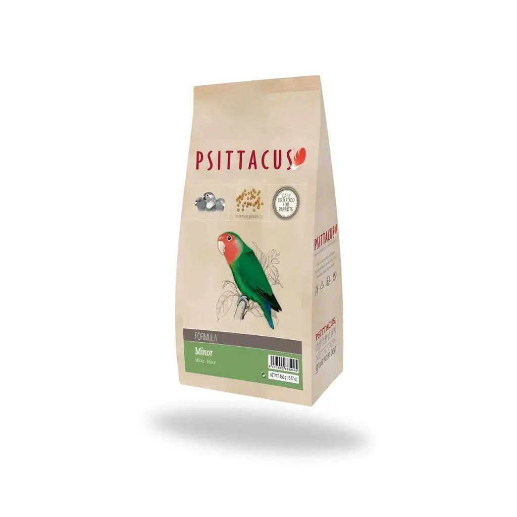 Comida para Agarpornis PSITTACUS Minor 450gr