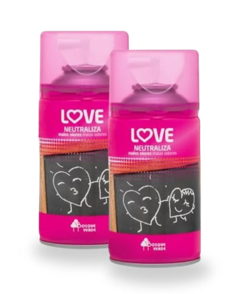 BOSQUE VERDE Love automatic air freshener refill Pack 2 x 250 ml