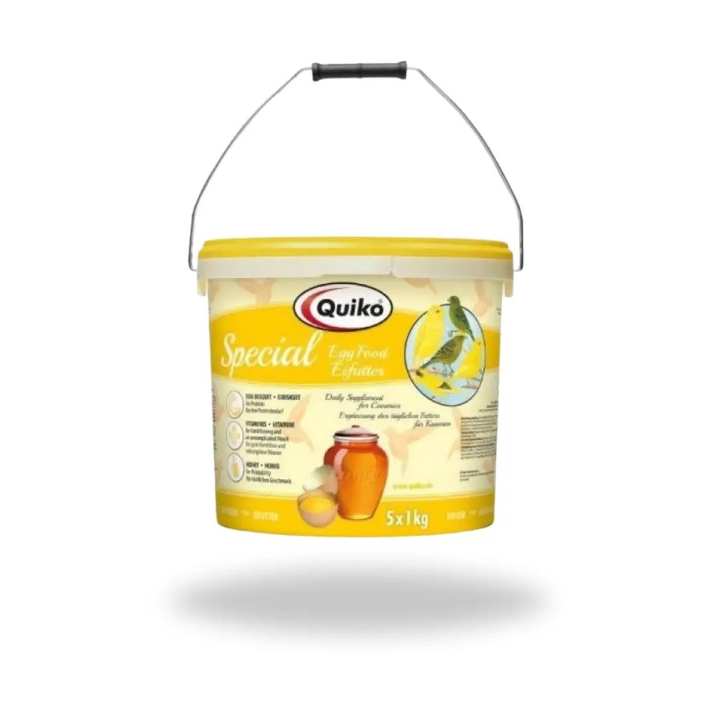 Pasta seca para canarios QUIKO SPECIAL 5 KG + 1 kg gratis