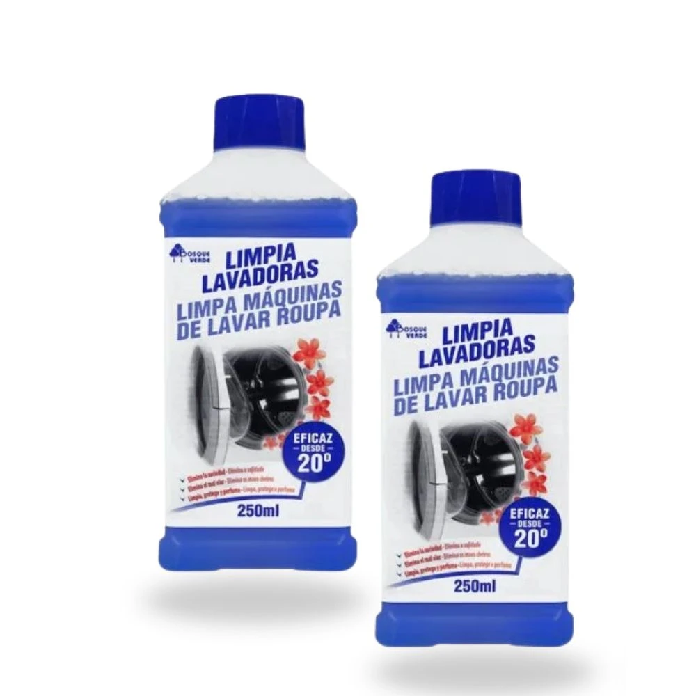 BOSQUE VERDE Limpia Lavadoras Líquido 250 ml Pack 2