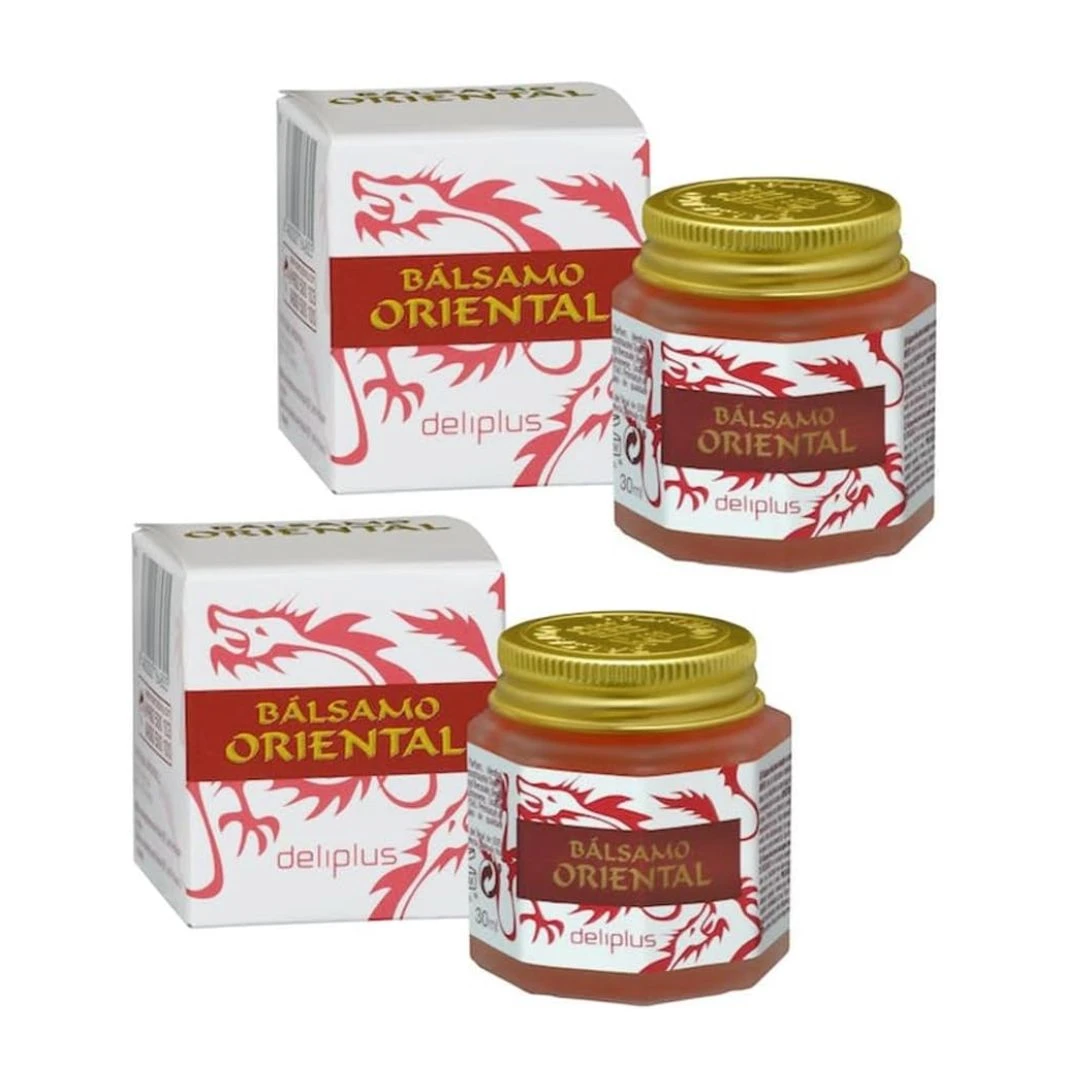 Deliplus Bálsamo Oriental Efecto Calor con Vitamina E Pack 2 x 30 ml