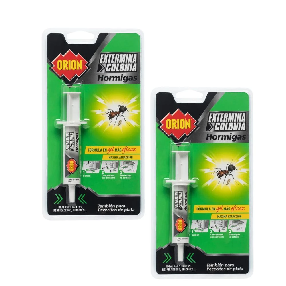 ORION Jeringas Gel Contra Hormigas – Lote 2 Unidades