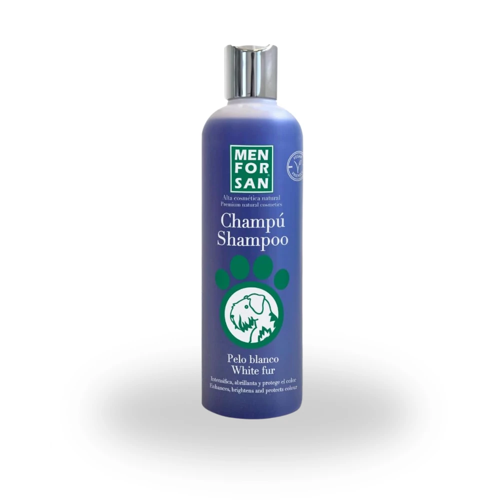 Menforsan champu para perros de pelo blanco 300 ml