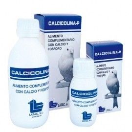compuesto vitaminico rico en calcio y fósforo para aves CALCICOLINA LATA 50 ml