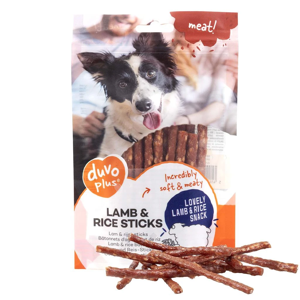 Duvo+ Meat! Sticks de Cordero y Arroz 100 Gr