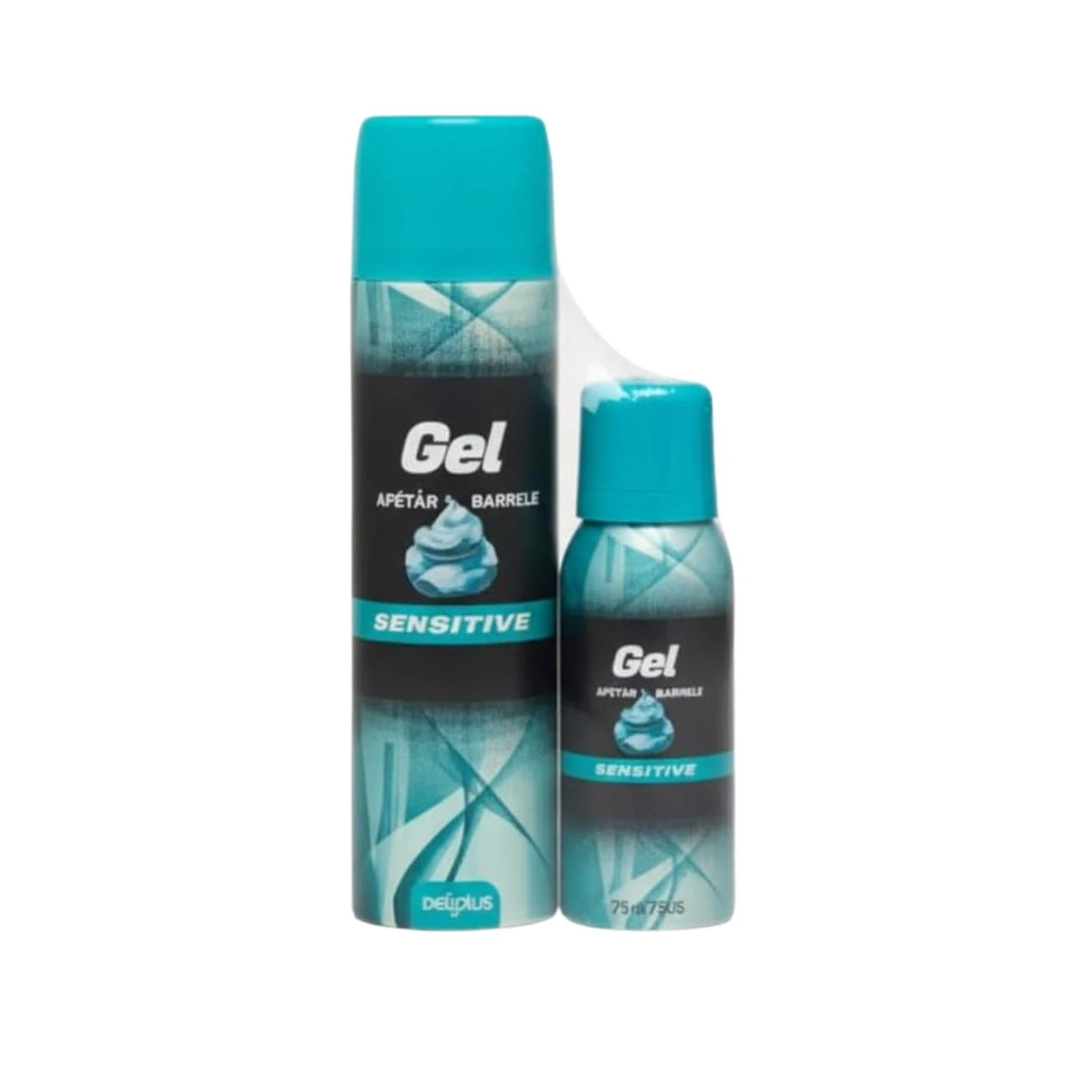 Deliplus Sensitive Pack Ahorro Gel de Afeitar para Pieles Sensibles 200 ml + 75 ml
