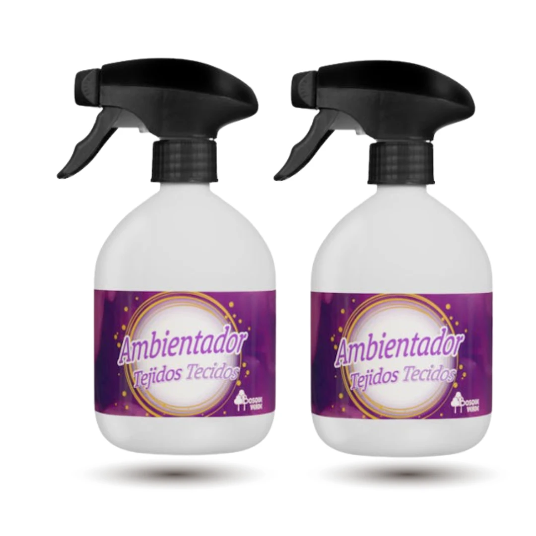 Lote 2 Ambientadores Textiles Pistola Dosificadora 2 x 500 ml