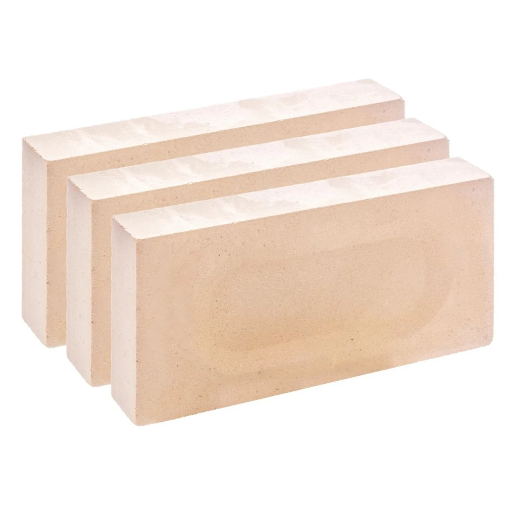 Piumer Lote de 3 Ladrillos Refractarios de Cerámica 11x4x22 cm