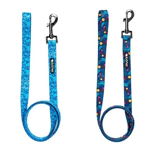 Correa Fantasy Ocean y Polinesia Ocean Azul Claro - 1X120Cm para Perros