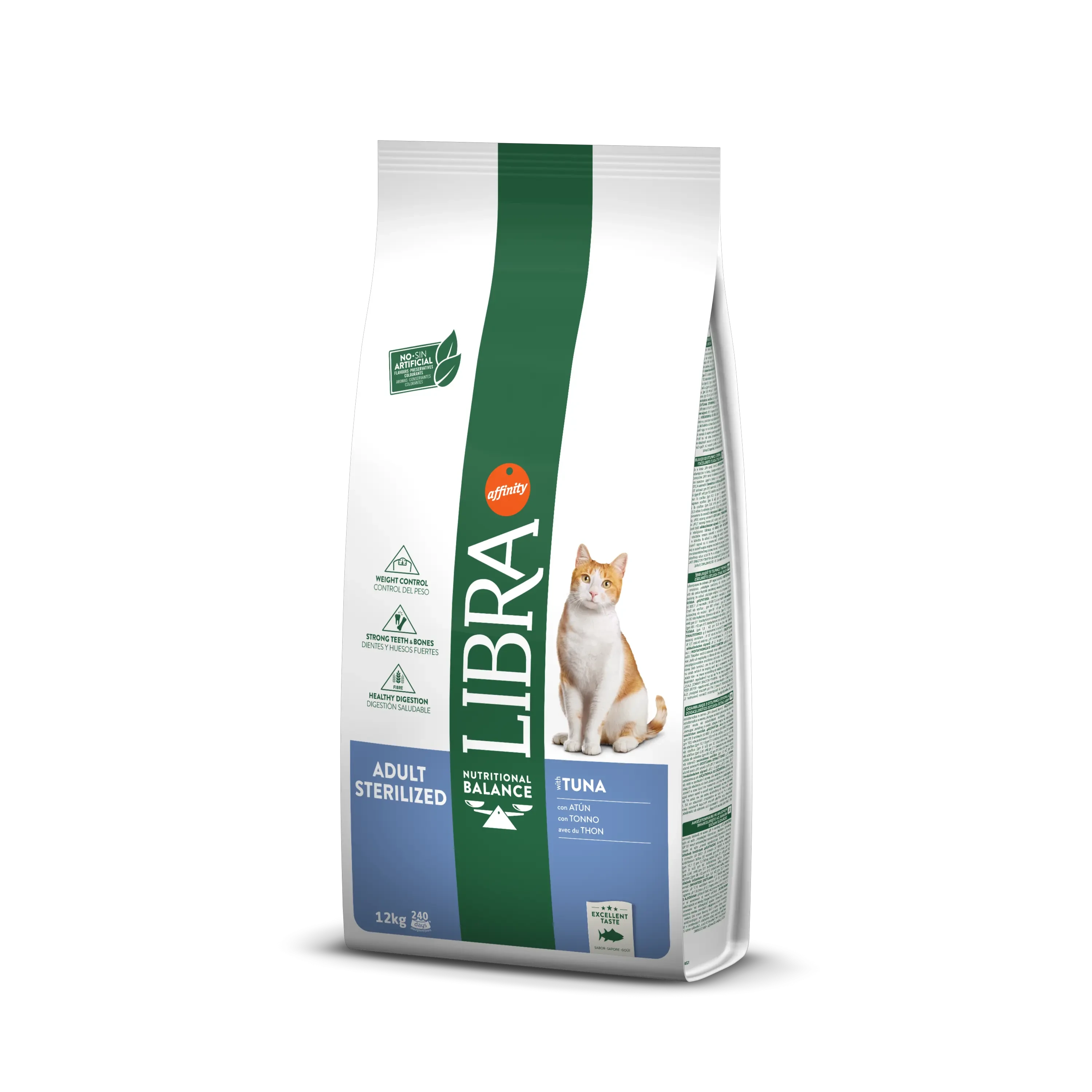 Affinity Libra Esterilizado Atun Pienso para Gatos 12KG