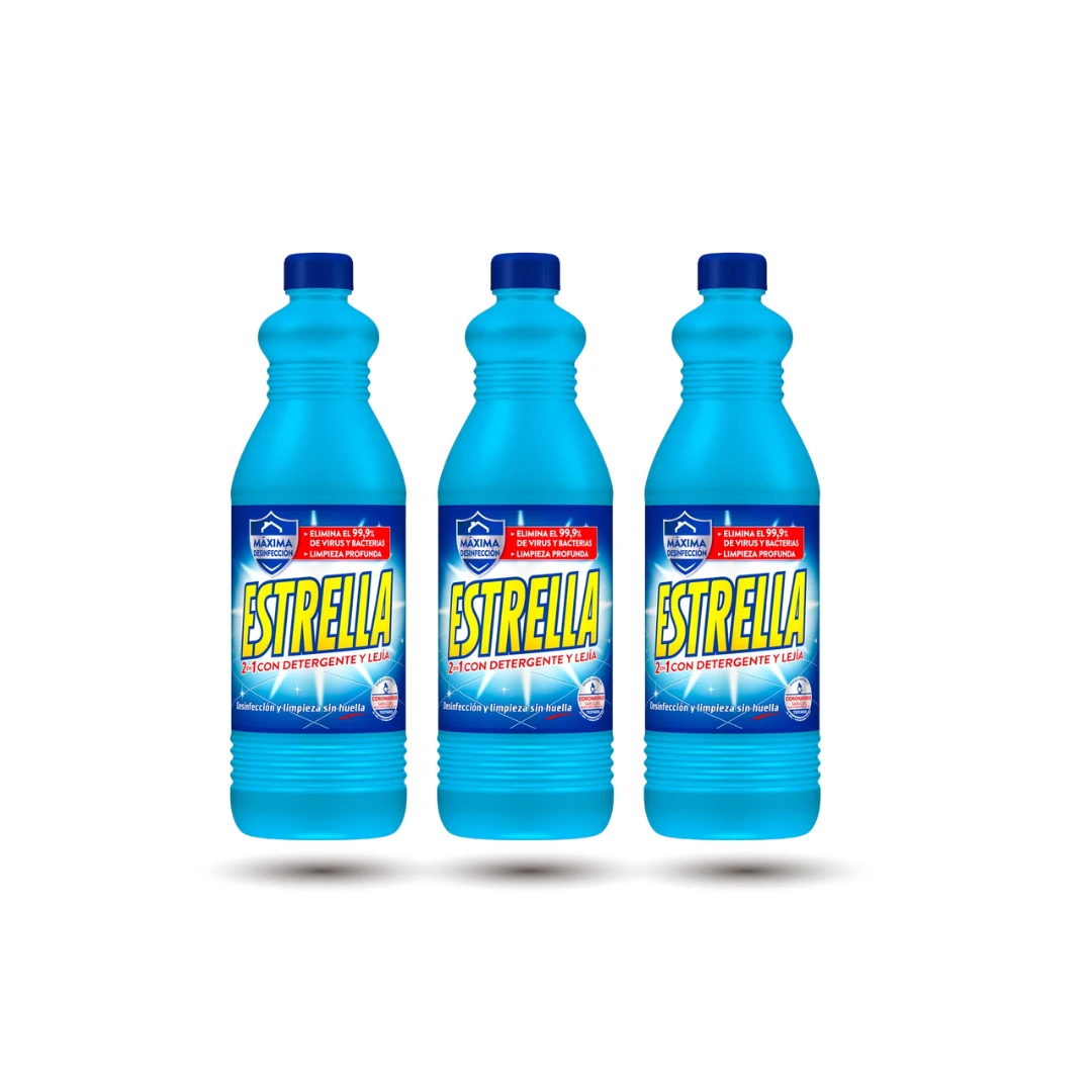 copy of Estrella Lote de 3 Lejía con Detergente Pino 1,43 LT, total 4,29 lt