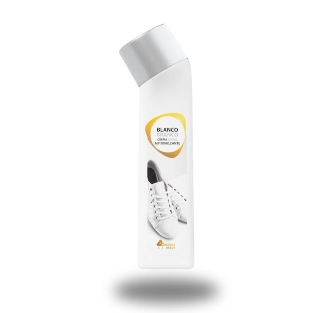 Bosque Verde Crema de Calzado Blanco Autobrillante con Aplicador 50 ml