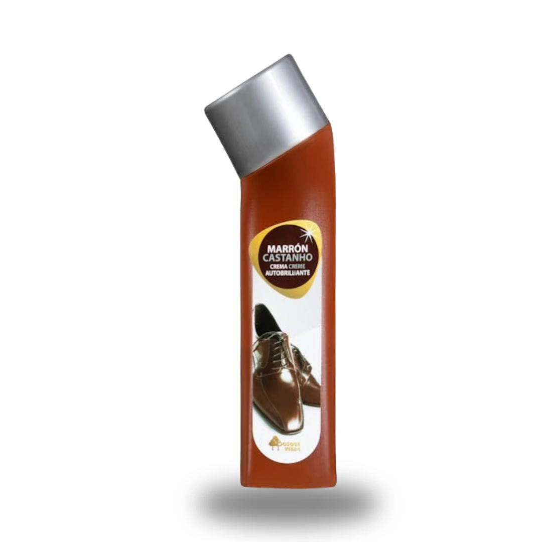 Bosque Verde Crema de Calzado Marrón Autobrillante con Aplicador 50 ml