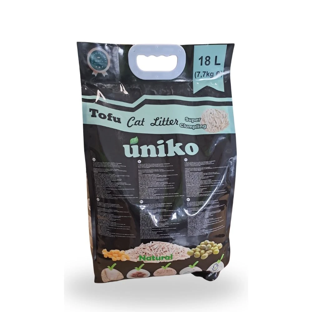 Uniko Arena de Tofu para Gatos 18/ Litros 7.7 kg