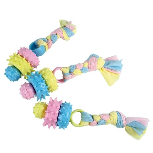 Rueditas con Cuerda de Trapillo Juguete para Perros