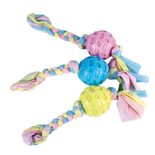 Pelota con Cuerda de Trapillo Juguete para Perros