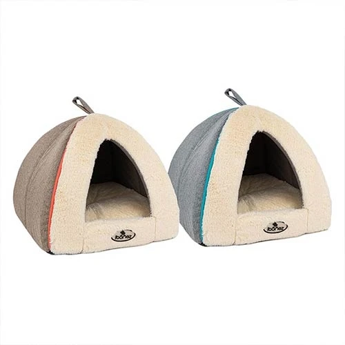 Iglú Cosy Gris para Perros y Gatos
