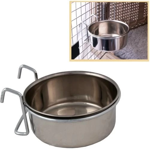 Comedero Bebedero Soporte Jaula 900 Ml para Perros