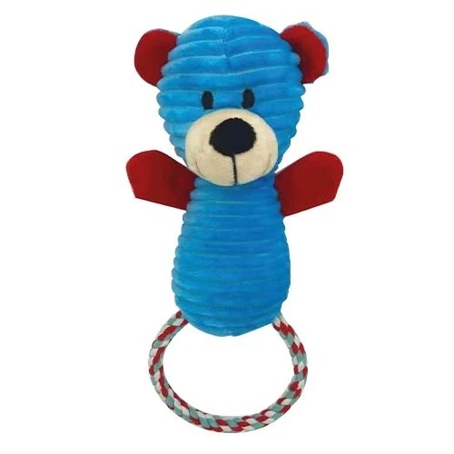 Peluche Oso con Cuerda para Perros