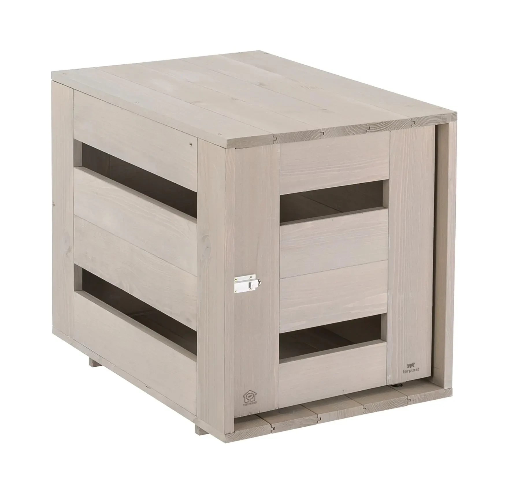 Ferplast Caseta Inter Madera Home Gris T-s 65x45x54 Cm para Perros
