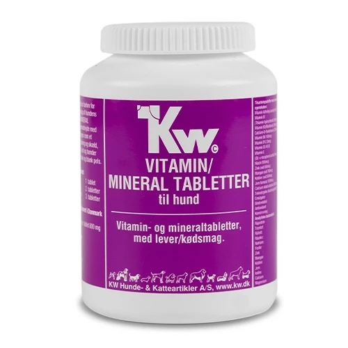 Multivitaminas y Minerales KW 250 comprimidos para Perros