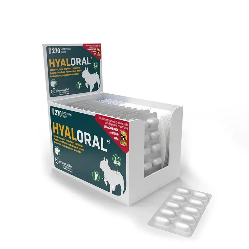 Pharmadiet Hyaloral Clasic Raza Pequeña Mediana 270cpd Cuidado Dental para Perros
