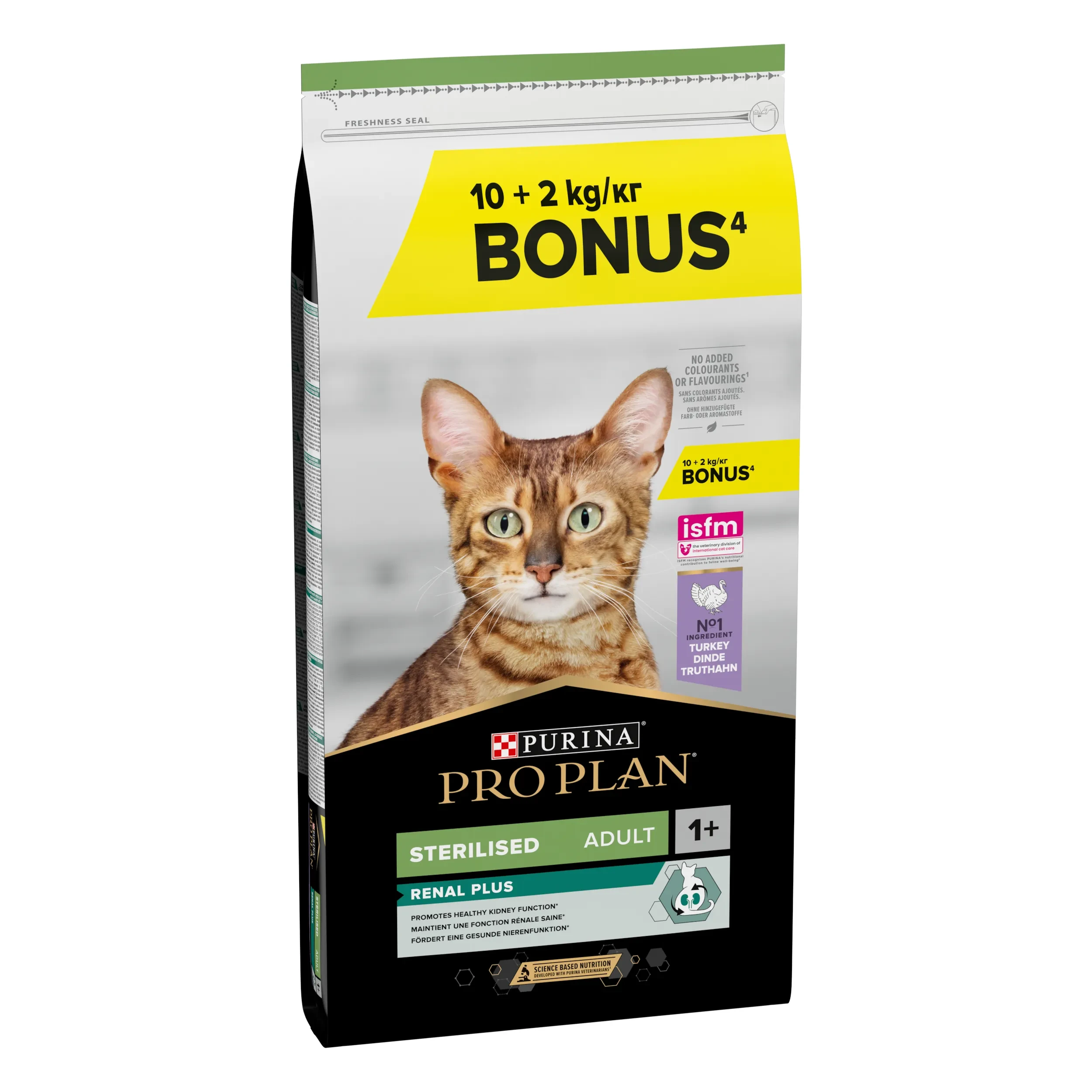 Purina Pro Plan Adulto Renal Esterilizado Pavo + Pienso para Gatos 12KG