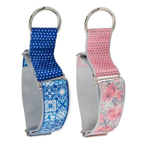 Collar Martingale Glam Mosaic y Floral MOSAIC AZUL - 4x30-46cm para Perros de Ibáñez