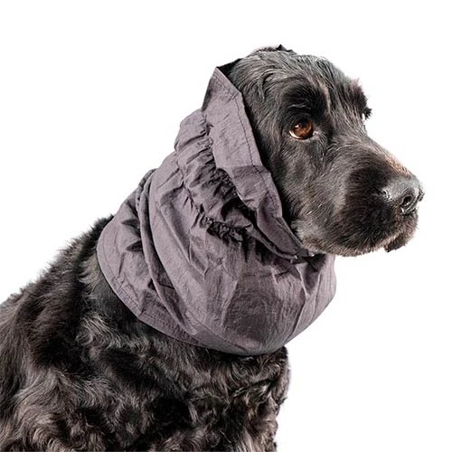 Protector de Orejas Regular Negro para Perros