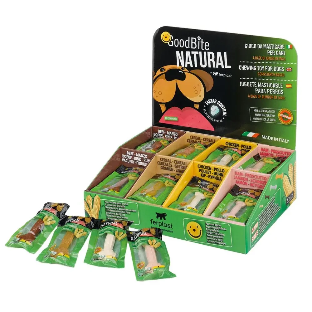 Ferplast Snack Goodbite Natural Display Varias Uds Snack para perros