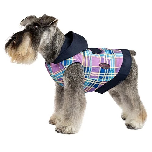 Chubasquero con Capucha Lavanda ESPALDA 35 cm para Perros