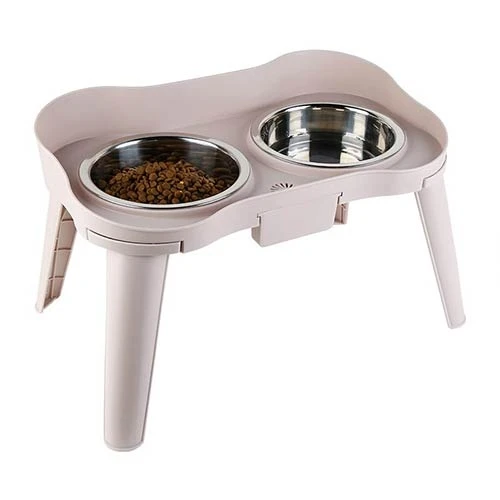 Comedero Doble Elevado Duopet 2 x 760 ml para Perros de Ibáñez