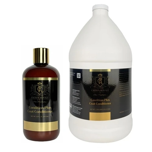 Acondicionador Condition Plus Crown Royale 473 ml para Perros y Gatos