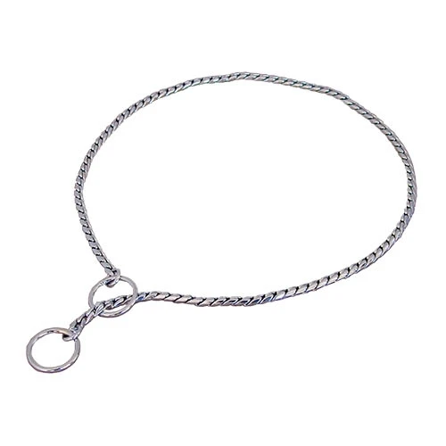 Collar Cadena Plateado 3.5 mm x 43 cm para Perros de Ibáñez