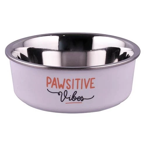 Comedero Bebedero Pawsitive 400 ml para Perros de Ibáñez