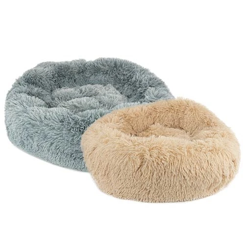 Donut Caress Gris - Grande para Perros y Gatos