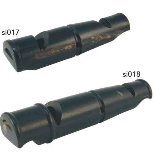 DOS Silbatos en UNO. Hueso. Bitonales 7 Cm para Perros