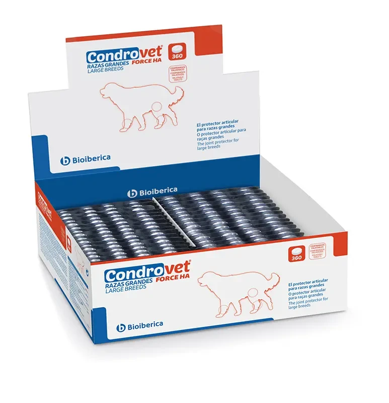 Bioiberica Condrovet Force Ha Razas Grandes 360cpd Suplemento para Perros