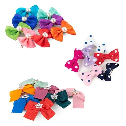 Lacitos con Clip LUNARES - 6 uds. para Perros