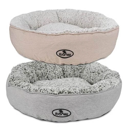 Donut Nest Gris - Mediana para Perros y Gatos