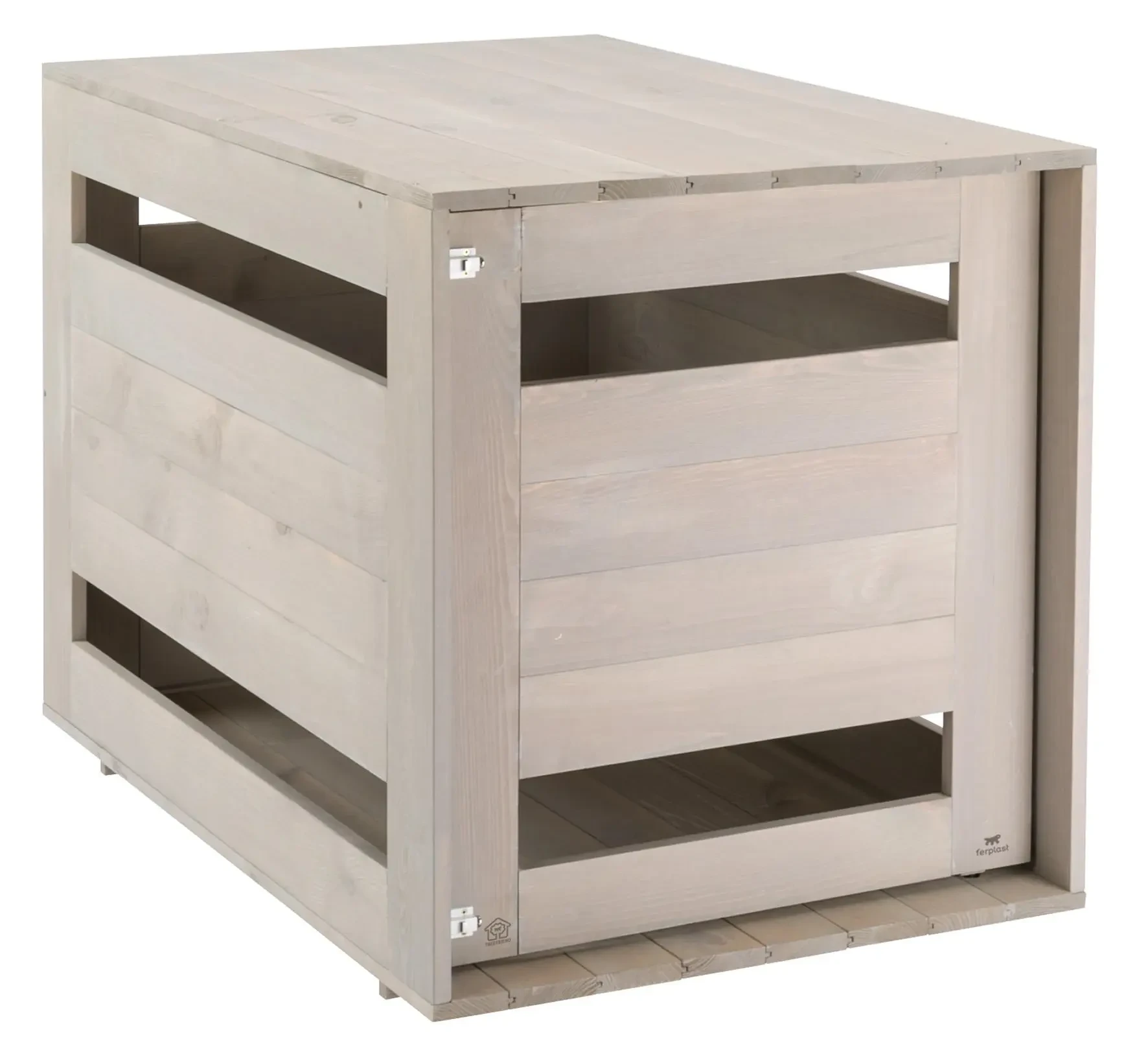 Ferplast Caseta Inter Madera Home Gris T-l 100x71x78 Cm para Perros