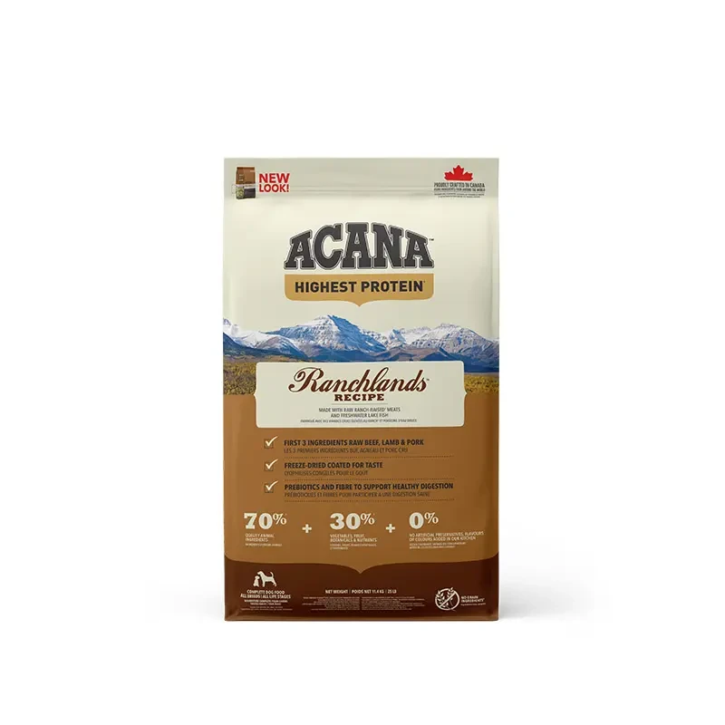 Acana Adult Regionals Ranchlands Prairie 11,4 Kg Pienso para Perros 11.4 kg