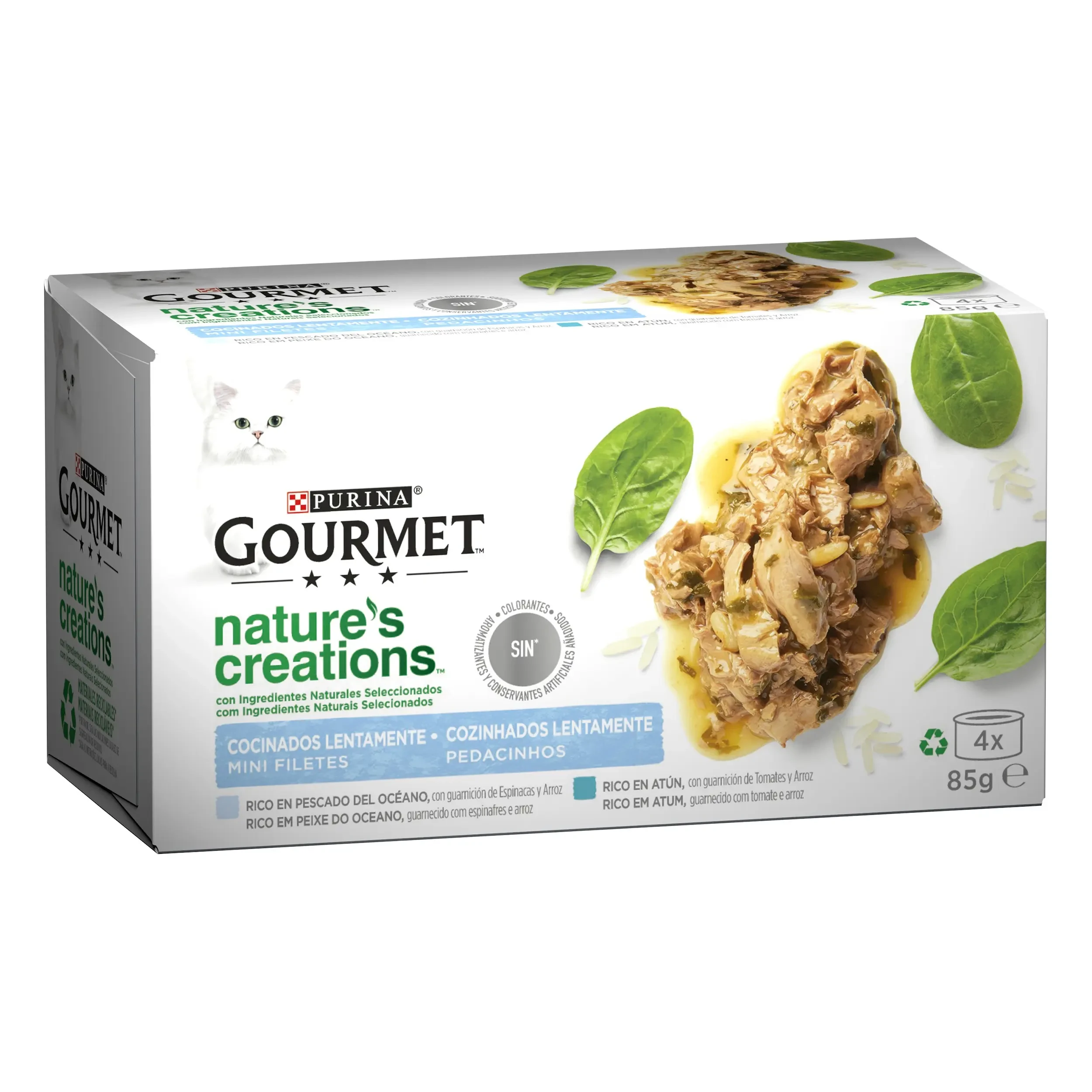 Purina Gourmet Nature Fish Caja 12x4x85 Gr Comida Húmeda para Perros