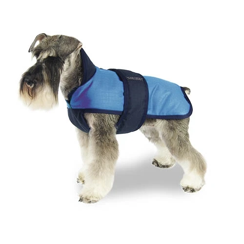 Abrigo + Zip Breathe-Comfort Azul ESPALDA 70 cm para Perros