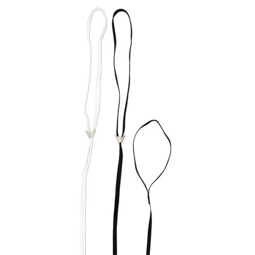 Lazo nylon plano con pinza Blanco para Perros