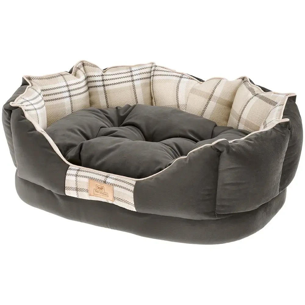 Ferplast Cama Charles 70 Cushion Marron para Perros y Gatos