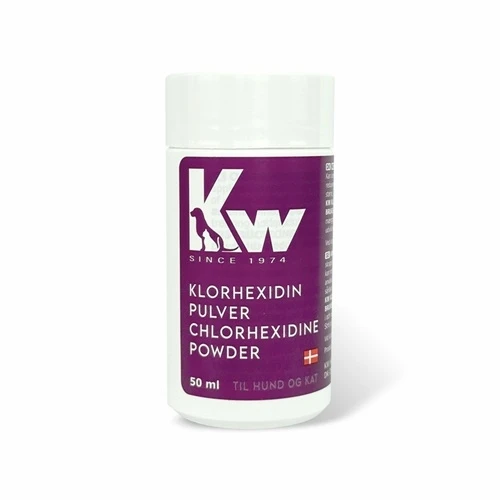 Clorhexidina en Polvo de KW 50 g para Perros y Gatos