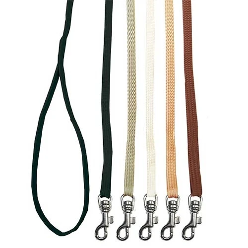 Correa nylon plana Marrón para Perros