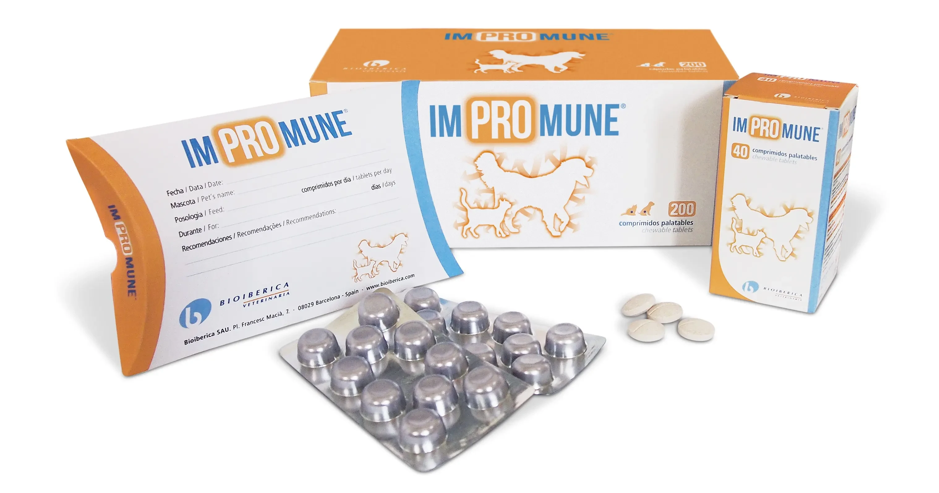 Bioiberica Impromune 200cpd Suplemento para Perros y Gatos